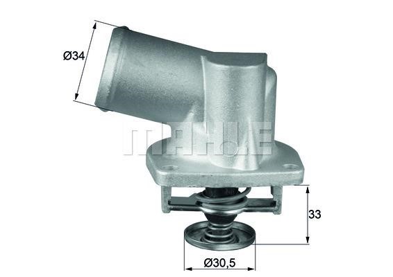 Wilmink Group WG1217581 Thermostat, coolant WG1217581