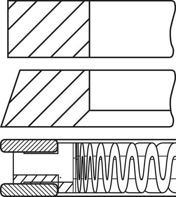 Wilmink Group WG2046394 Piston Ring Kit WG2046394