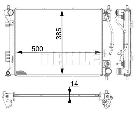 Wilmink Group WG2182978 Radiator, engine cooling WG2182978