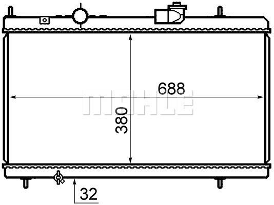 Wilmink Group WG2184009 Radiator, engine cooling WG2184009