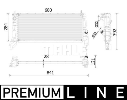 Wilmink Group WG2183279 Radiator, engine cooling WG2183279