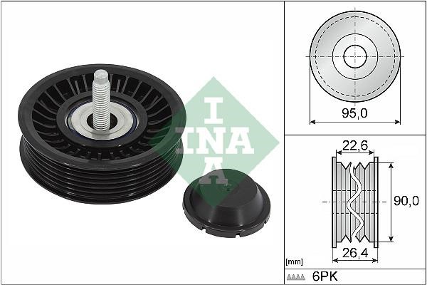 Wilmink Group WG2148691 Deflection/guide pulley, v-ribbed belt WG2148691