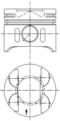 Wilmink Group WG1924780 Piston WG1924780