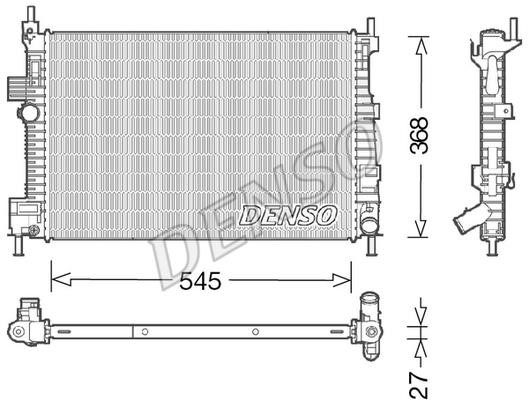 Wilmink Group WG1919043 Radiator, engine cooling WG1919043