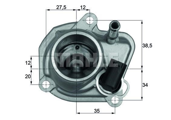 Wilmink Group WG1217666 Thermostat, coolant WG1217666