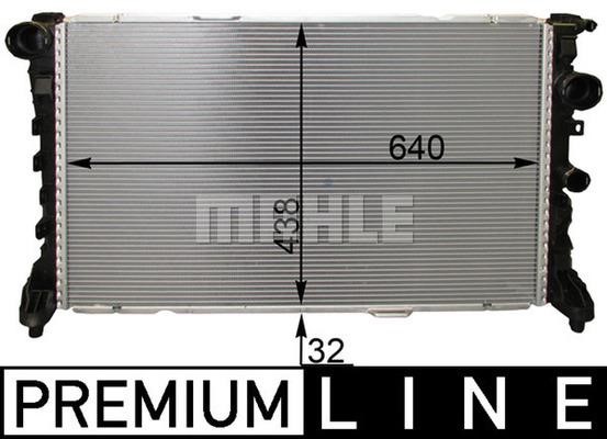 Radiator, engine cooling Wilmink Group WG2182869