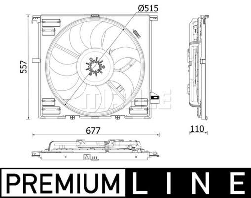 Wilmink Group WG2180892 Hub, engine cooling fan wheel WG2180892