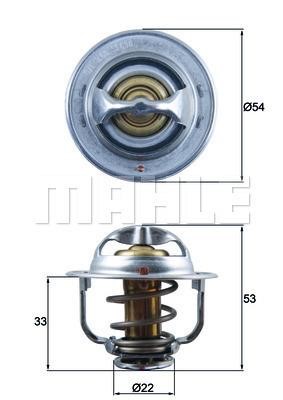 Wilmink Group WG1426540 Thermostat, coolant WG1426540