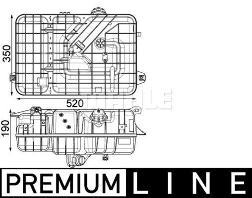 Wilmink Group WG2184367 Expansion Tank, coolant WG2184367
