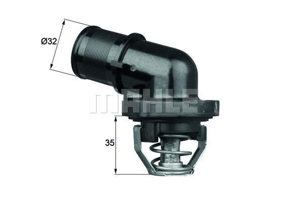 Wilmink Group WG1217625 Thermostat, coolant WG1217625