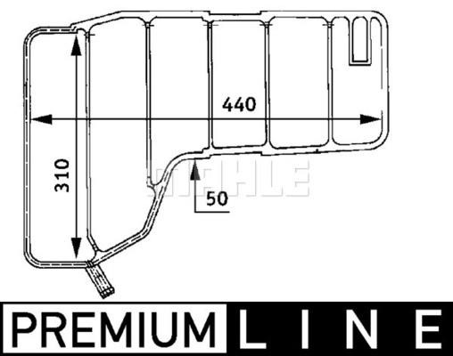 Wilmink Group WG2184385 Expansion Tank, coolant WG2184385