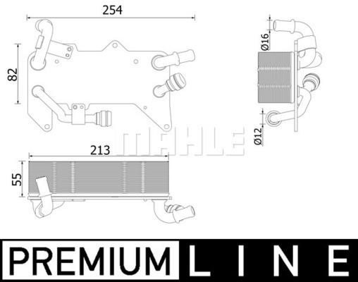 Wilmink Group WG2181080 Oil Cooler, automatic transmission WG2181080