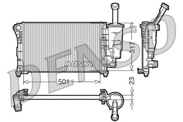 Wilmink Group WG1918982 Radiator, engine cooling WG1918982