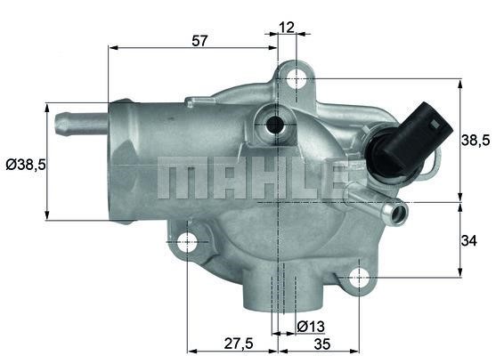 Wilmink Group WG1104041 Thermostat, coolant WG1104041