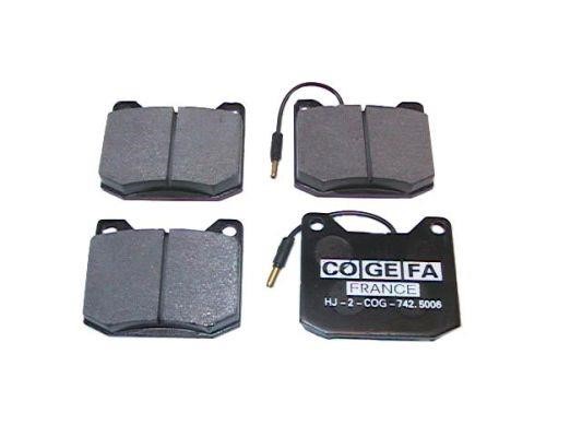 Cogefa France 742.5006B Brake Pad Set, disc brake 7425006B