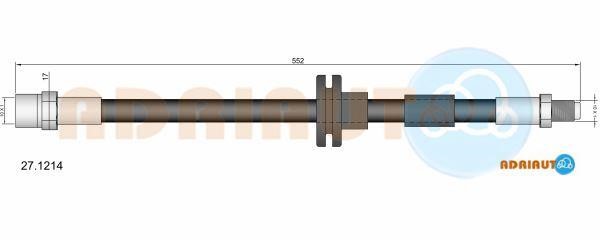 Adriauto 271214 Brake Hose 271214