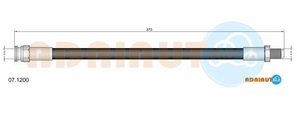 Adriauto 07.1200 Brake Hose 071200