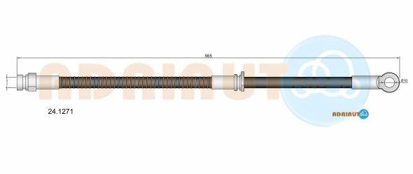 Adriauto 24.1271 Brake Hose 241271