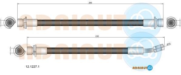 Adriauto 12.1227.1 Brake Hose 1212271