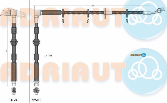 Adriauto 23.1298 Brake Hose 231298