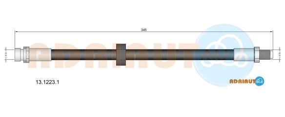 Adriauto 13.1223.1 Brake Hose 1312231