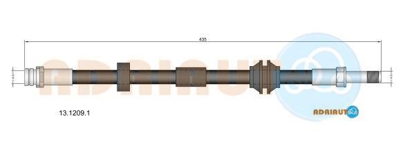 Adriauto 13.1209.1 Brake Hose 1312091