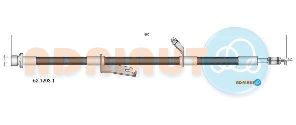 Adriauto 52.1293.1 Brake Hose 5212931