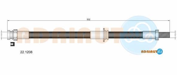 Adriauto 22.1208 Brake Hose 221208