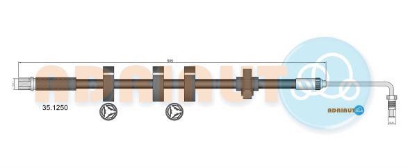 Adriauto 35.1250 Brake Hose 351250