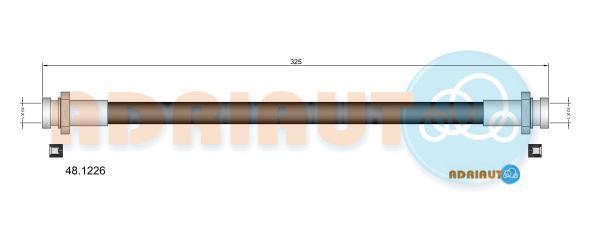 Adriauto 48.1226 Brake Hose 481226