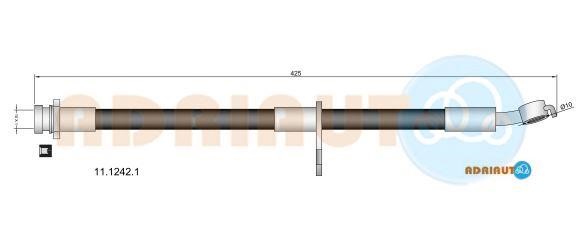 Adriauto 11.1242.1 Brake Hose 1112421