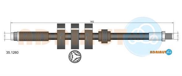 Adriauto 35.1260 Brake Hose 351260