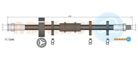 Adriauto 11.1246 Brake Hose 111246