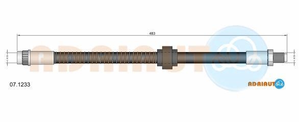 Adriauto 07.1233 Brake Hose 071233