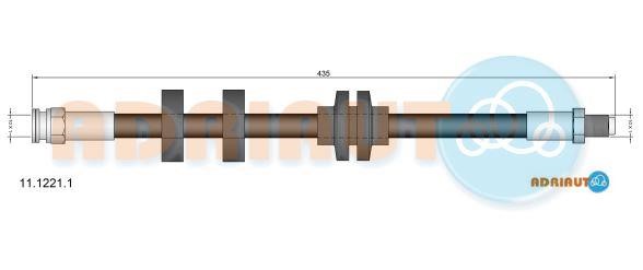 Adriauto 1112211 Brake Hose 1112211