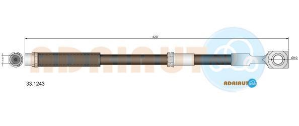 Adriauto 33.1243 Brake Hose 331243