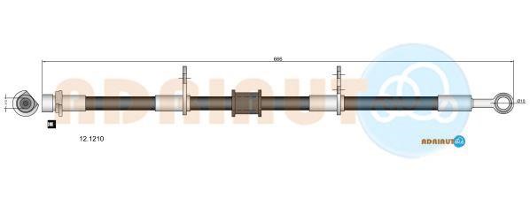 Adriauto 12.1210 Brake Hose 121210