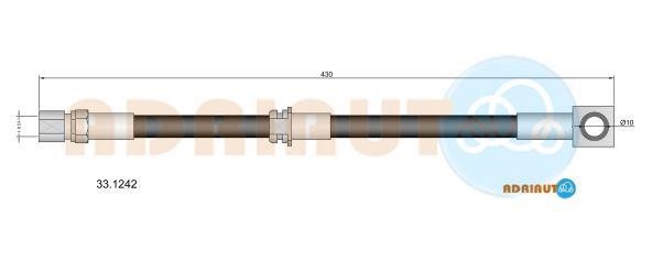 Adriauto 33.1242 Brake Hose 331242