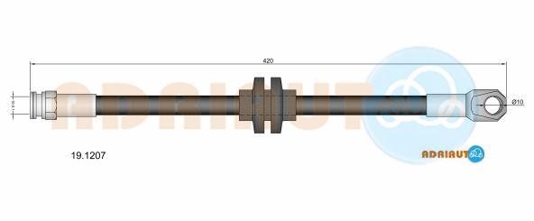 Adriauto 19.1207 Brake Hose 191207