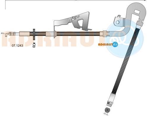 Adriauto 07.1243 Brake Hose 071243