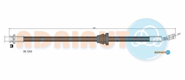 Adriauto 061202 Brake Hose 061202