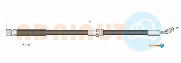 Adriauto 06.1236 Brake Hose 061236