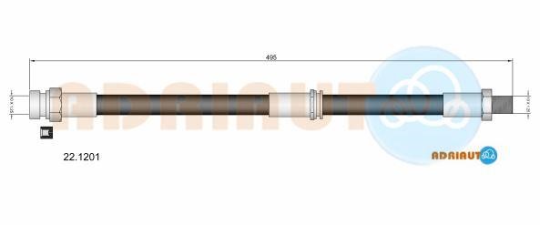 Adriauto 22.1201 Brake Hose 221201