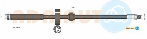 Adriauto 07.1245 Brake Hose 071245