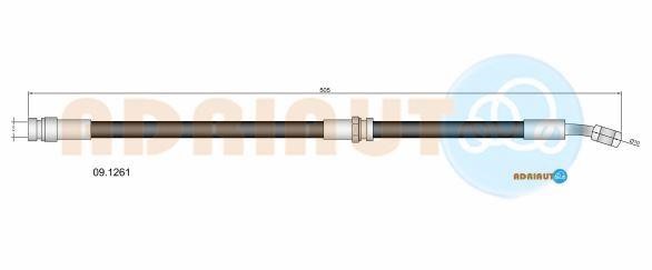 Adriauto 09.1261 Brake Hose 091261