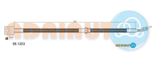 Adriauto 58.1203 Brake Hose 581203