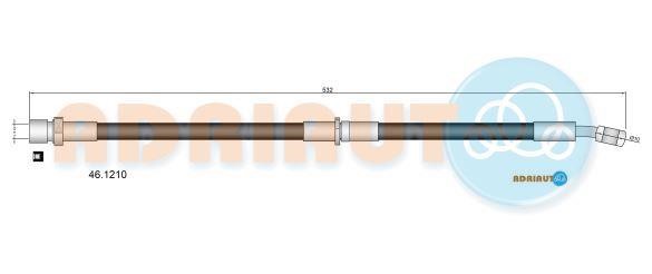 Adriauto 46.1210 Brake Hose 461210