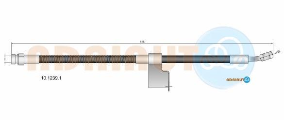 Adriauto 10.1239.1 Brake Hose 1012391