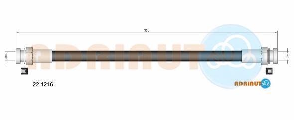 Adriauto 22.1216 Brake Hose 221216