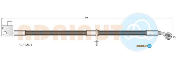 Adriauto 12.1226.1 Brake Hose 1212261